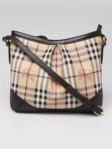 burberry haymarket hartham crossbody bag|Check E.